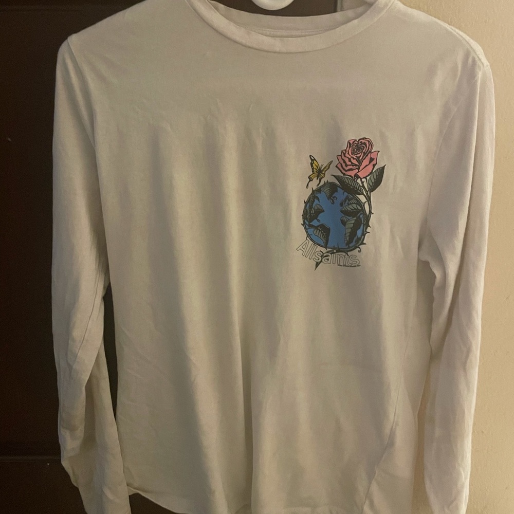 Allsaints Aquatique Long Sleeve Crew